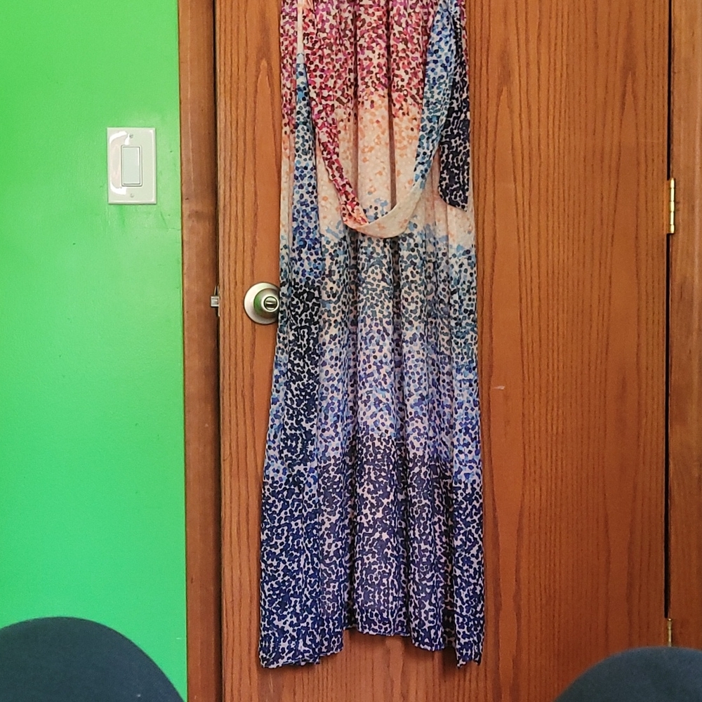 Multi color maxi dress